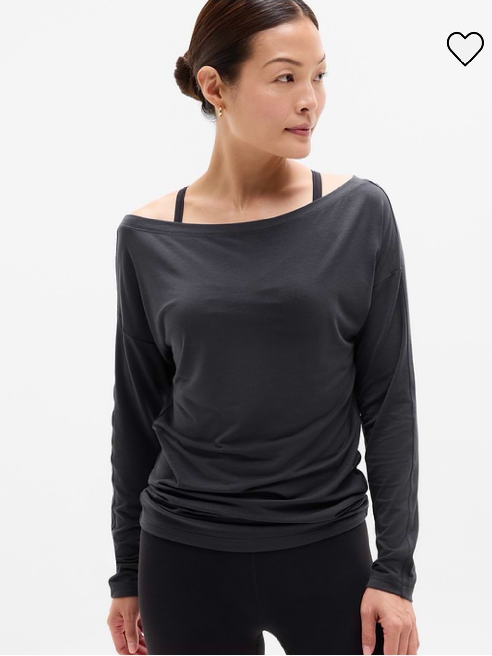 Athleta Move With Ease Off The Shoulder Top in Cerulean Blue - Picture 8 of 8